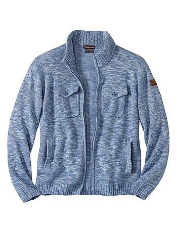 Gilet Tricot Zippe - ATLAS FOR MEN