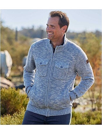 Gilet Tricot Zippe - ATLAS FOR MEN