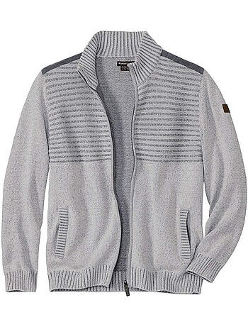 Gilet tricot mouliné casual - atlas for men