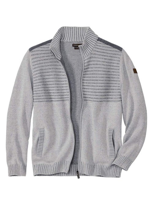 Gilet Tricot Zippé Atlas(R)   - ATLAS FOR MEN - Kiabi