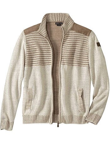 Gilet tricot zippé authentique - atlas for men