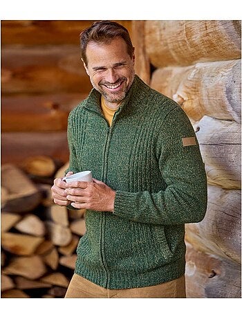 Gilet Tricot Torsadé - ATLAS FOR MEN