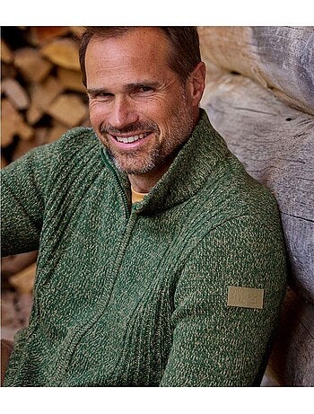 Gilet Tricot Torsadé - ATLAS FOR MEN