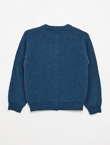 Gilet uni à manches longues