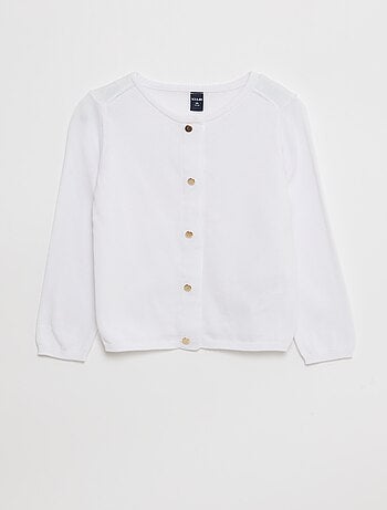 Gilet uni à pressions aimantées - collection facile à enfiler