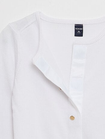 Gilet uni à pressions aimantées - collection facile à enfiler