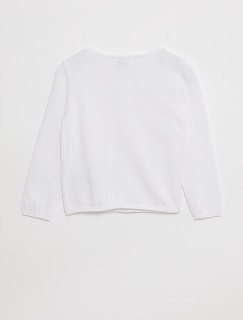 Gilet uni à pressions aimantées - collection facile à enfiler