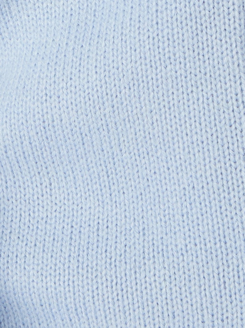Gilet uni boutonné - Damart Bleu - Kiabi