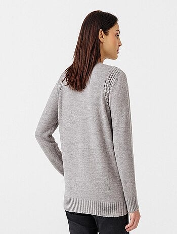 Gilet uni boutonné - Damart