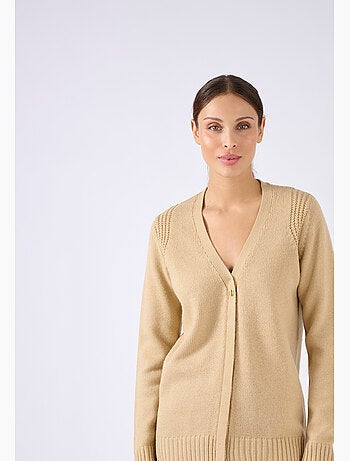 Gilet uni boutonné - Damart