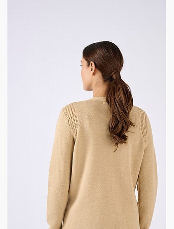 Gilet uni boutonné - Damart