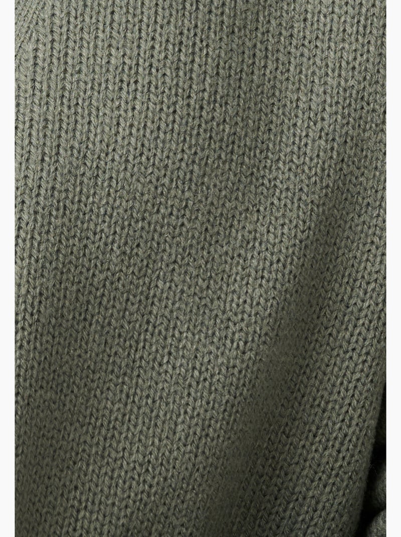 Gilet uni boutonné - Damart Vert - Kiabi