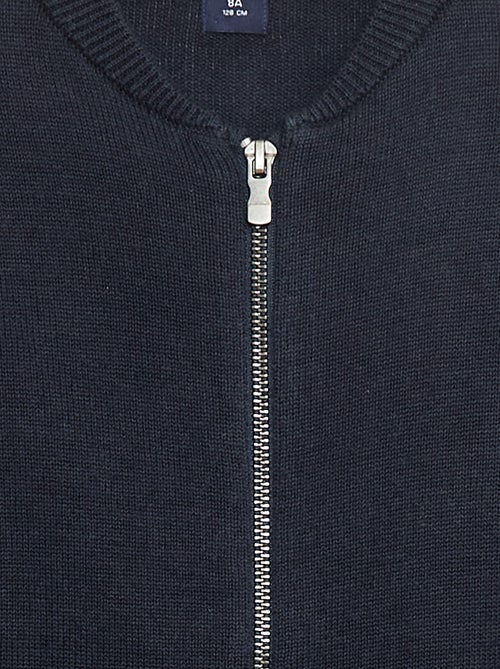 Gilet uni en coton - Kiabi