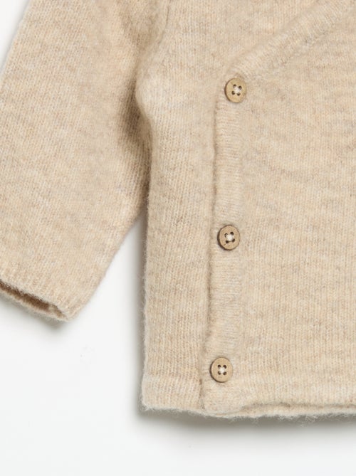 Gilet uni forme cache-cœur - Kiabi