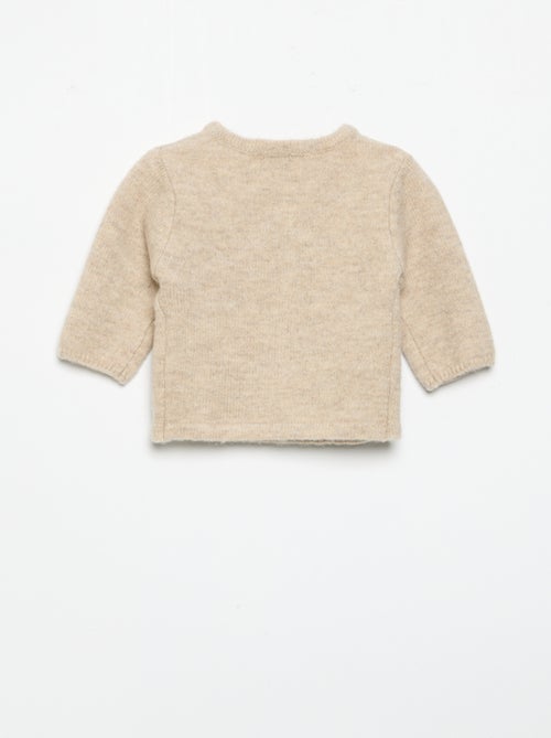 Gilet uni forme cache-cœur - Kiabi