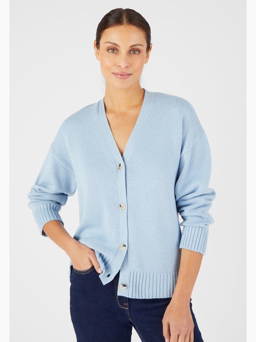 Gilet uni ou rayé esprit marin - Damart - Kiabi