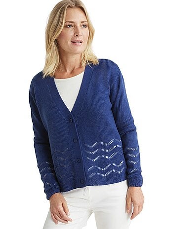 Gilet V bien long - DAXON