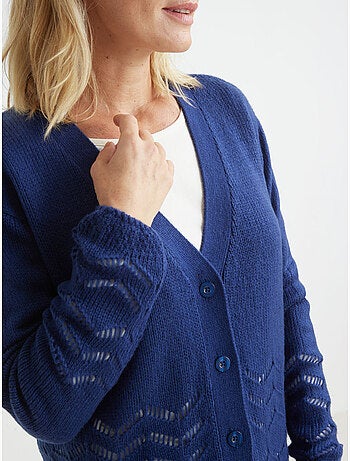 Gilet V bien long - DAXON