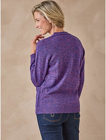 Gilet V maille chinée - DAXON