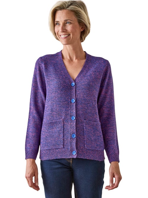 Gilet V maille chinée - DAXON - Kiabi