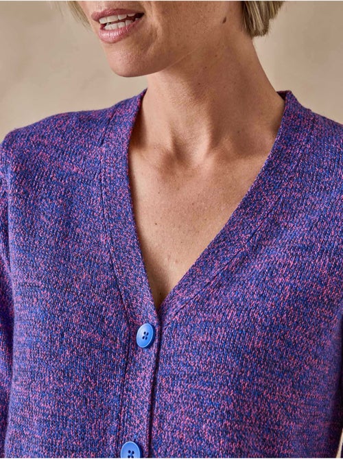 Gilet V maille chinée - DAXON - Kiabi