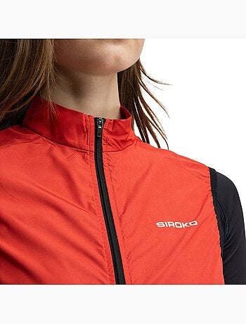 Gilet vélo coupe-vent femme cyclisme femme v1-w cordal