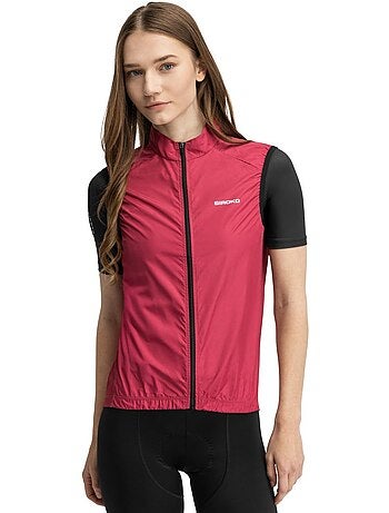 Gilet vélo coupe-vent femme cyclisme femme v1-w hautacam