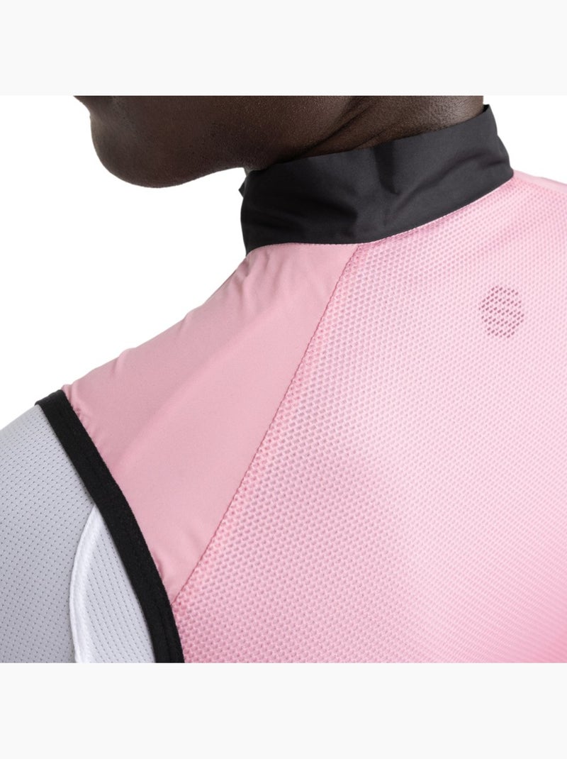 Gilet vélo coupe-vent homme cyclisme homme v1 berthel Rose - Kiabi