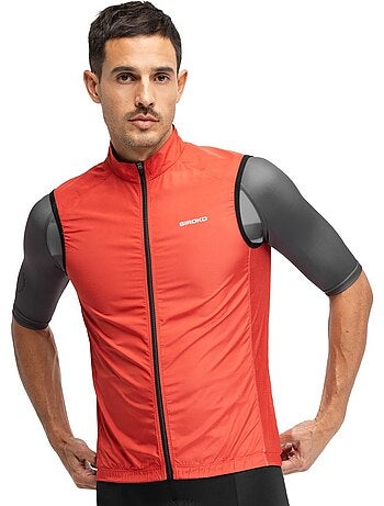 Gilet vélo coupe-vent homme cyclisme homme v1 cordal