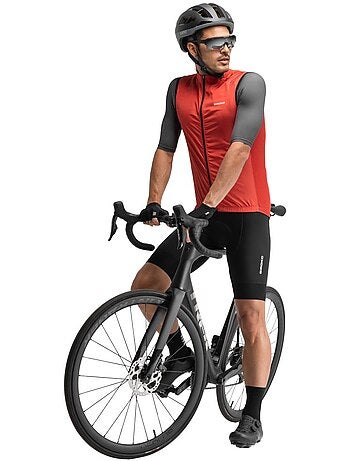 Gilet vélo coupe-vent homme cyclisme homme v1 cordal