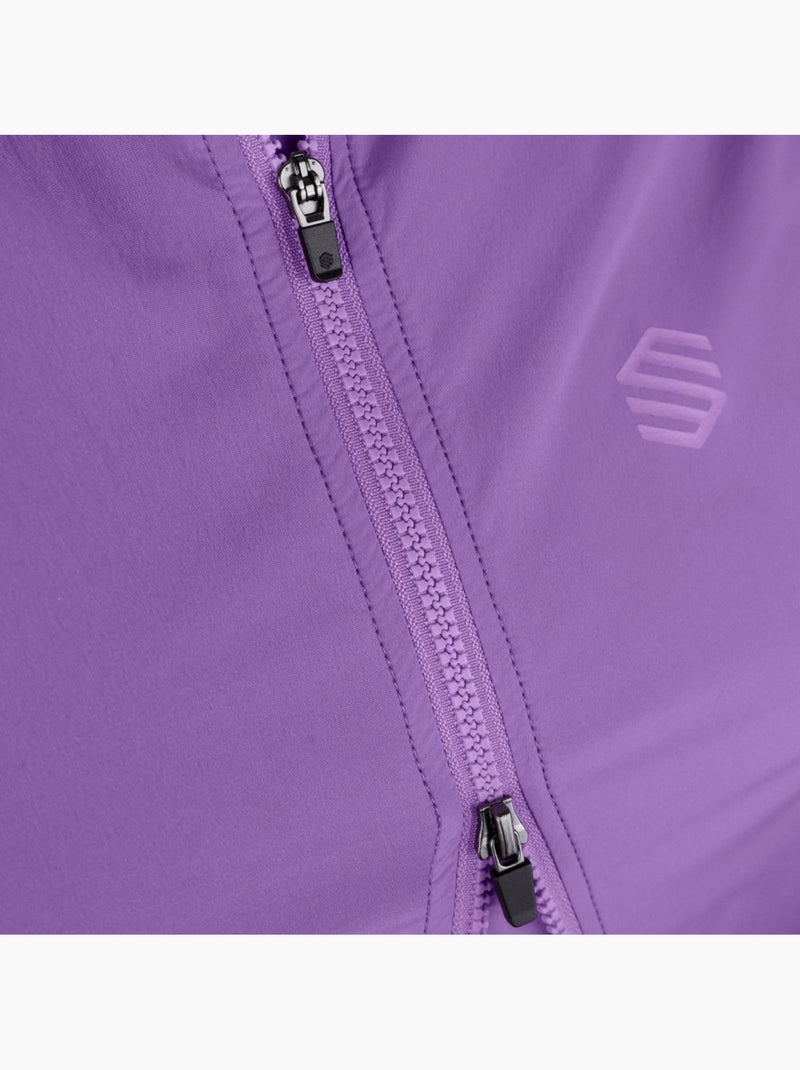 Gilet vélo coupe-vent ultraléger femme femme v2-w breeze Violet - Kiabi
