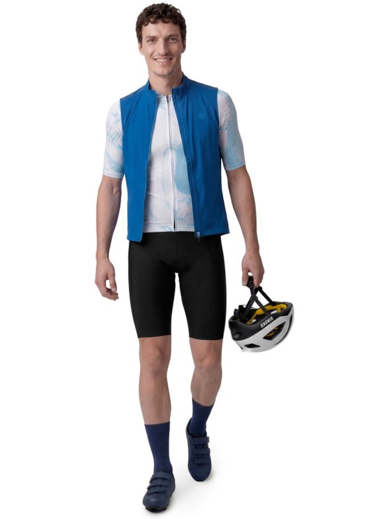 Gilet vélo coupe-vent ultraléger homme homme v2 breeze Bleu - Kiabi