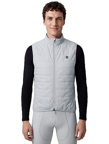Gilet vélo thermique homme cyclisme homme srx ultra warm gray