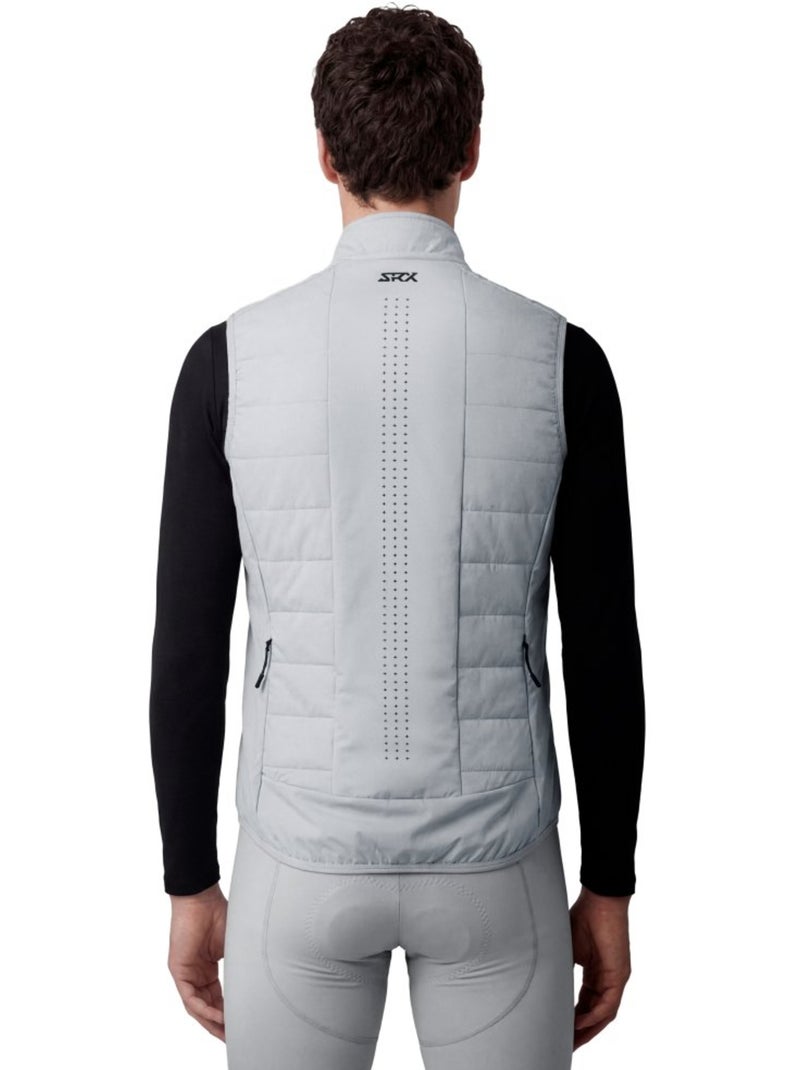 Gilet vélo thermique homme cyclisme homme srx ultra warm gray Blanc Gris - Kiabi