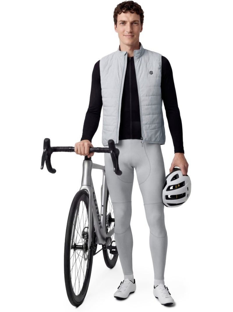 Gilet vélo thermique homme cyclisme homme srx ultra warm gray Blanc Gris - Kiabi