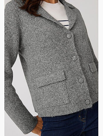 Gilet-veste col tailleur - damart