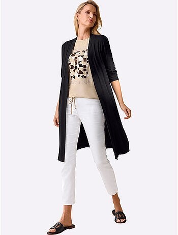Gilet Viscose Douce Et Fluide - Taille Standard - Helline
