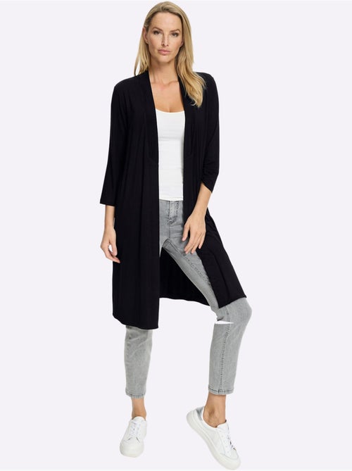 Gilet Viscose Douce Et Fluide - Taille Standard - Helline - Kiabi Gilet Viscose Douce Et Fluide - Taille Standard - Helline - Kiabi