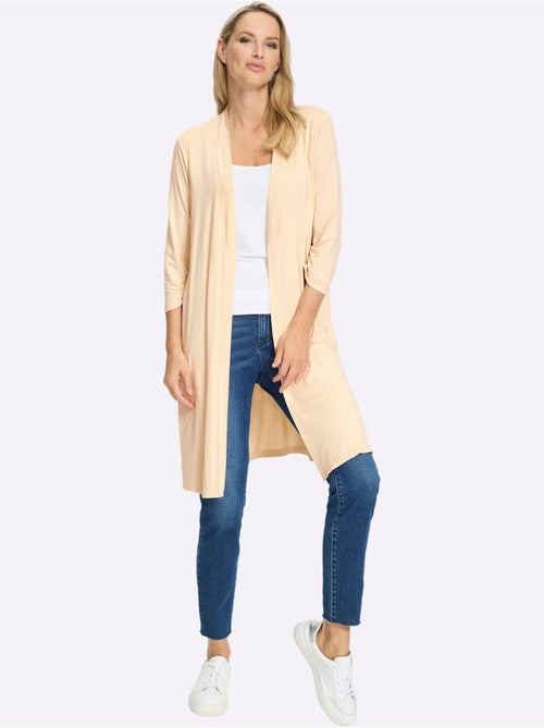 Gilet Viscose Douce Et Fluide - Taille Standard - Helline - Kiabi Gilet Viscose Douce Et Fluide - Taille Standard - Helline - Kiabi