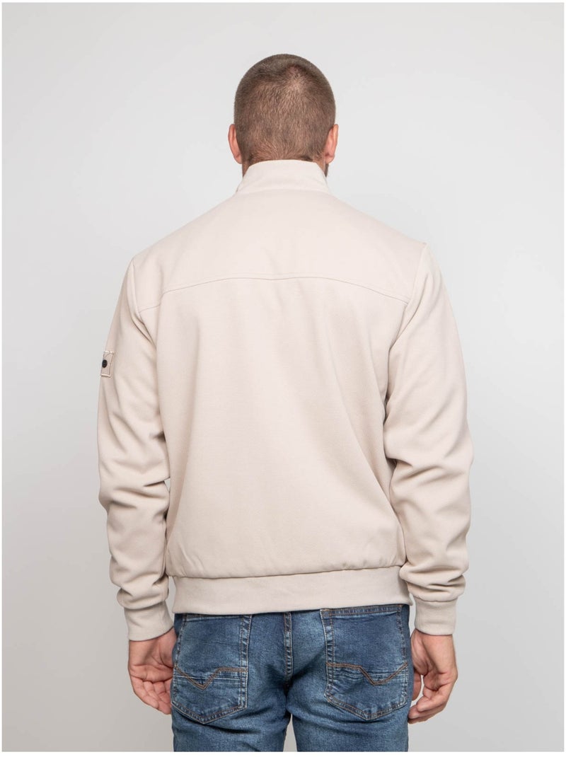 Gilet zipé ZOLAGANE Beige - Kiabi