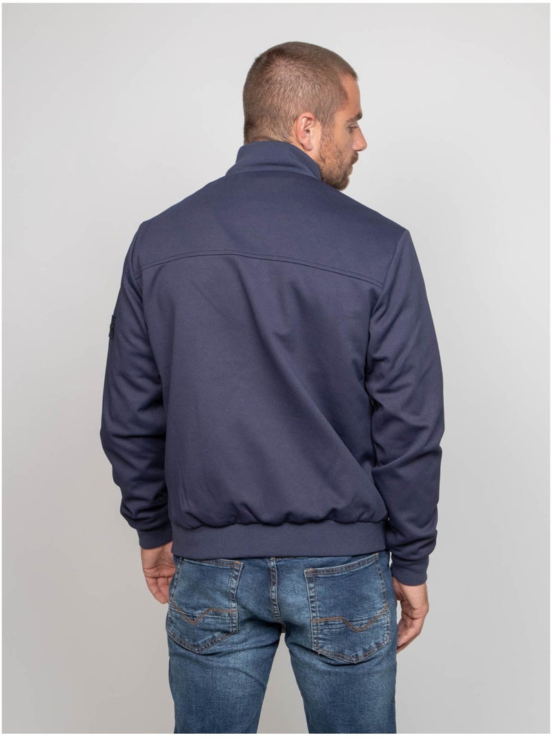 Gilet zipé ZOLAGANE Bleu marine - Kiabi