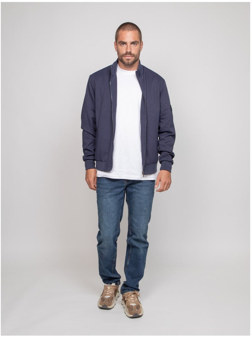 Gilet zipé ZOLAGANE Bleu marine - Kiabi
