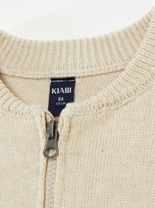 Gilet zippé - collection facile à enfiler - Kiabi