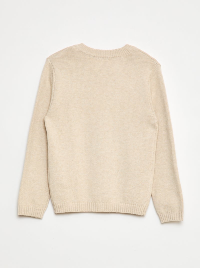 Gilet zippé - collection facile à enfiler Beige - Kiabi