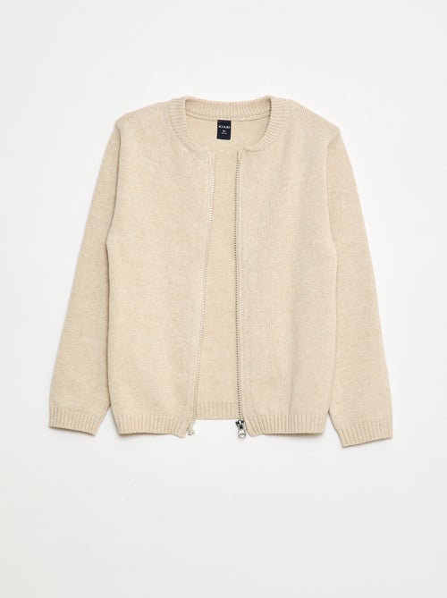 Gilet zippé - collection facile à enfiler - Kiabi