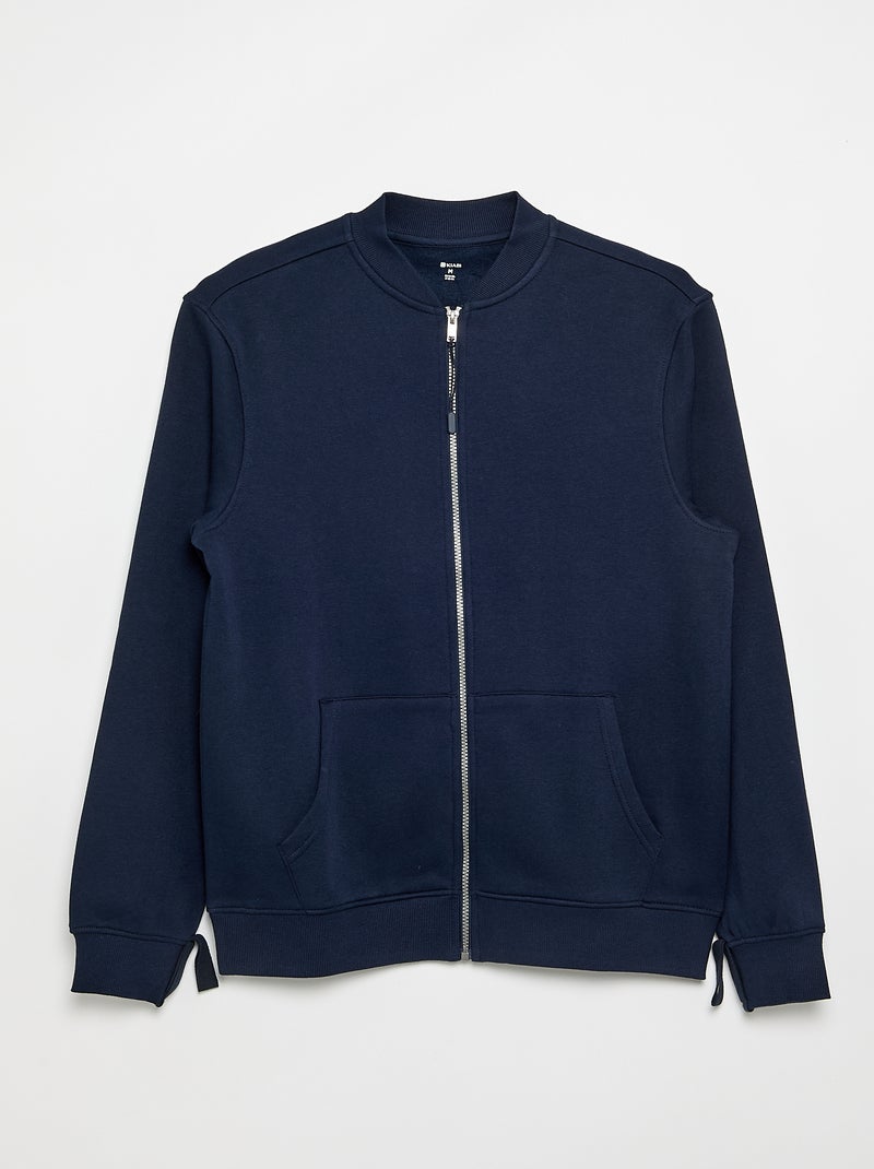 Gilet zippé - facile à enfiler Bleu - Kiabi
