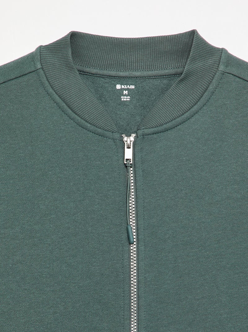 Gilet zippé - facile à enfiler Vert - Kiabi