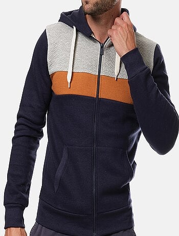 Gilet zippé à capuche