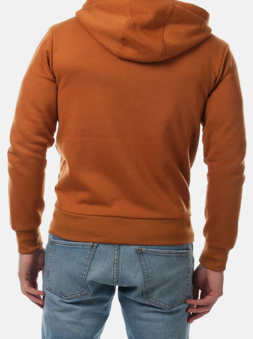 Gilet zippé à capuche , col montant - Kiabi