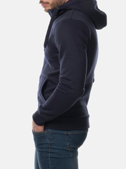 Gilet zippé à capuche , col montant - Kiabi